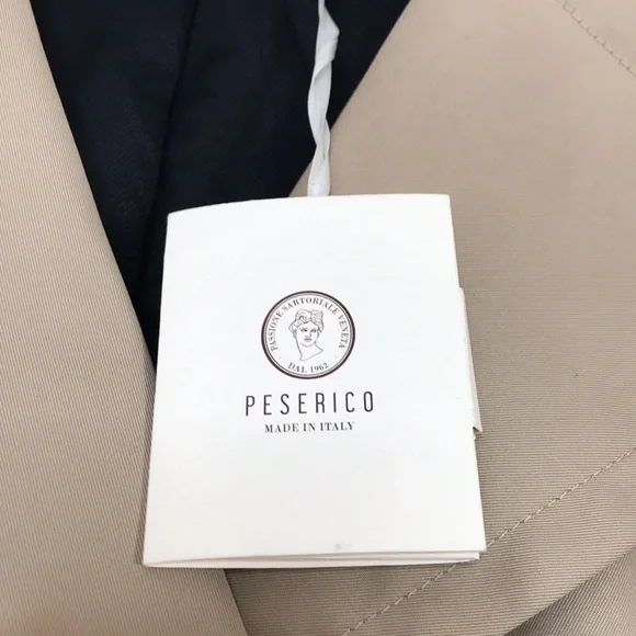 NWT Peserico Double Breasted Trench Coat